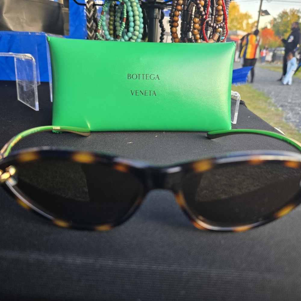 Bottega Veneta Tortoise Shell Sunglasses